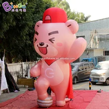 Dreamlike 3,2x2,3x5 м гигантский надувной мультяшный медведь для украшения/стоячий медведь шар для демонстрации игрушек