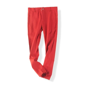 

Spring and autumn new Women Korean Slim thin solid temperament comfortable slacks career OL