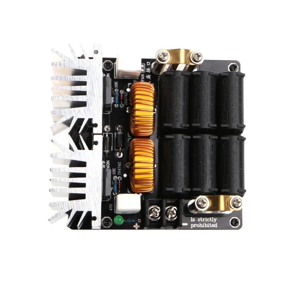 20A 1000W 12 V-48 V ZVS низкое нулевой Напряжение индукционный нагрев Доска модуль «сделай сам»; Прямая поставка