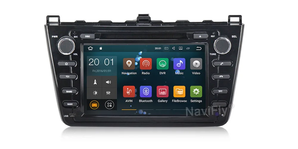 Discount 8Core Android 9.0 4+32G Car Radio DVD Player Car Multimedia For Mazda 6 Ruiyi Ultra 2008 2009 2010 2011 2012 GPS Navi Canbus RDS 9