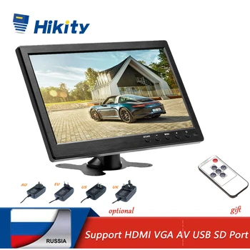 

Hikity 10.1" HD 1024*600 color TFT LCD Screen Slim Display Car monitor Home monitor PC Display Support HDMI VGA AV USB SD Port