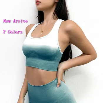 

New Seamless Sports Top Vest Beauty Back Sports Bra Top Shock-Proof Gathering High-Intensity Sport Bh Yoga Underwear Fitness Bra