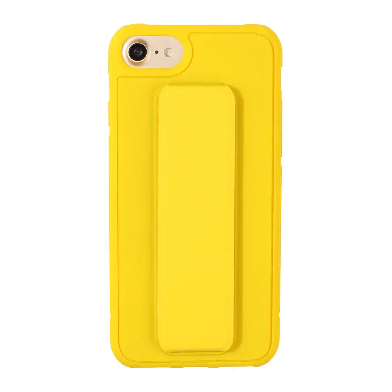 

For IPhone SE 2020 Case Luxury Soft Silicon Phone Case For IPhone Se 2020 Fashion Solid Color Ultra Thin Magnetic Bracket Cover