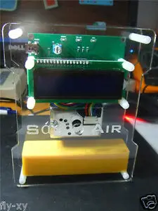 DIY портативный ручной воздуха PM2.5 0.3um 2.5um тестер Измеритель острых GP2Y1010AU