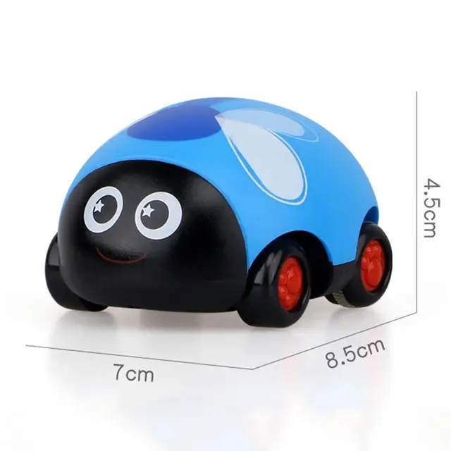 Vehicle Plastic Girl Car toys Vehicle Pull Back Car Boys Insect Ladybird children's toys Kids Inertial Car Drop Baby Toy Gift 6