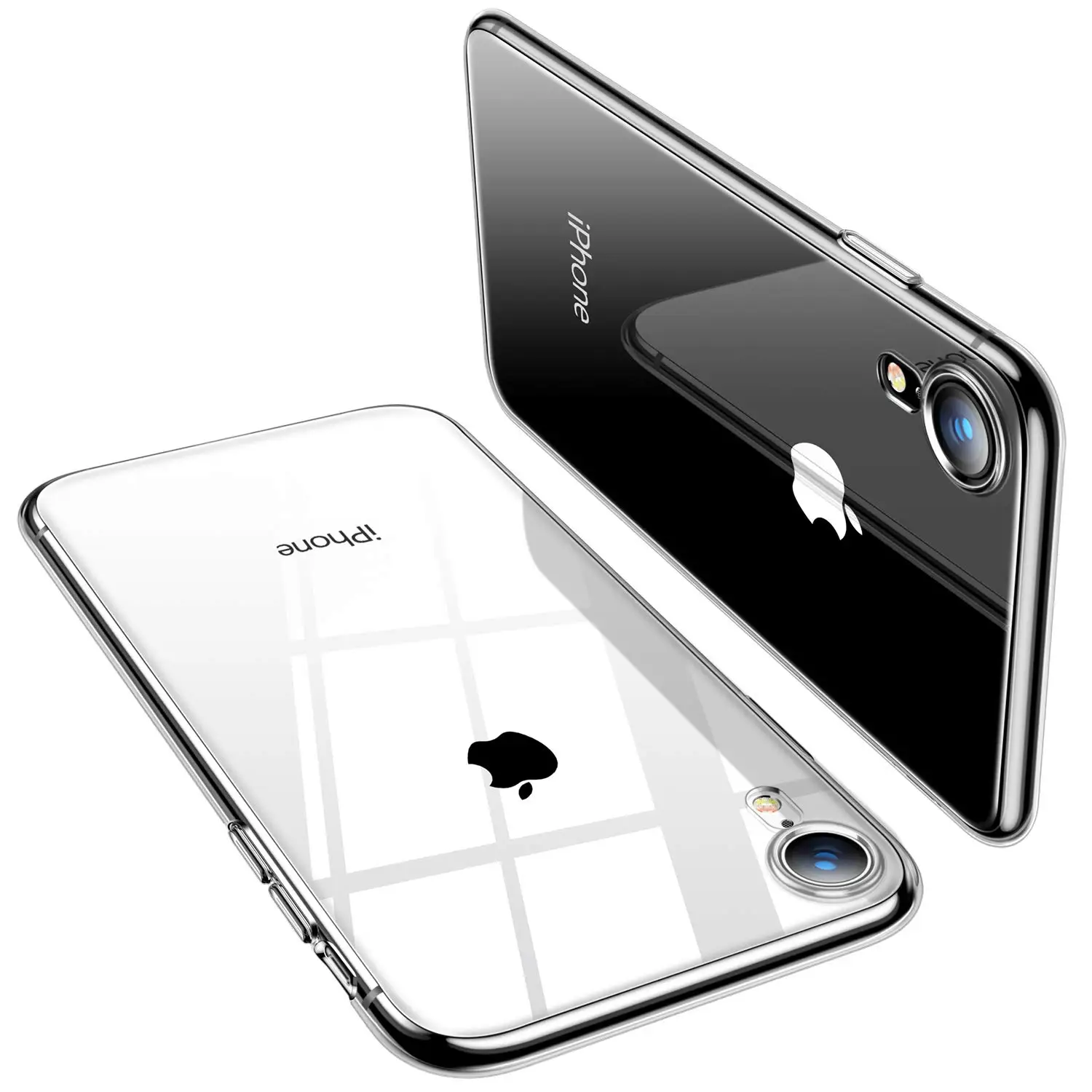 Для iPhone XR X XS Max прозрачный чехол, ультра тонкий мягкий Силиконовый ТПУ защитный чехол s совместимый с iPhone XR