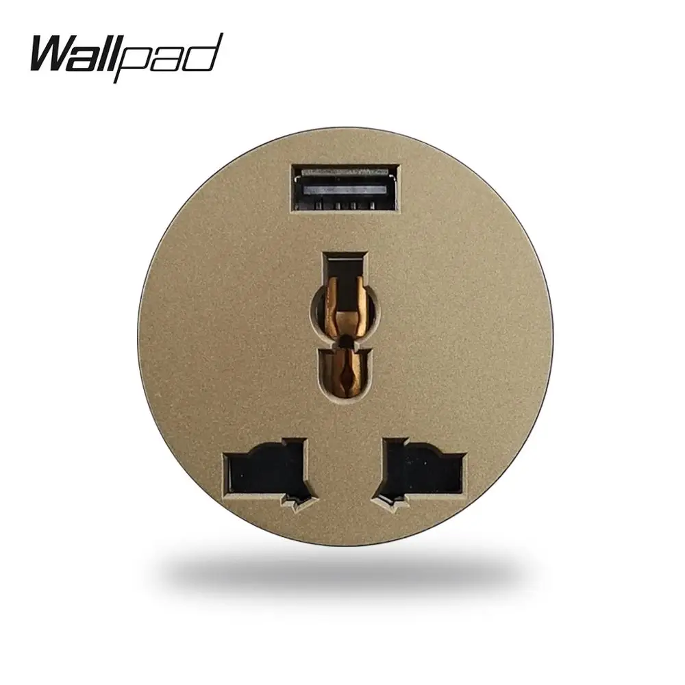 Wallpad L6 5 цветов EU UK US универсальная настенная электрическая розетка с 2.1A USB