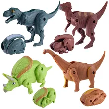 Моделирование Игрушечная модель динозавра деформированное яйцо динозавра коллекция для детей мини меняющий форму динозавр игрушки#20