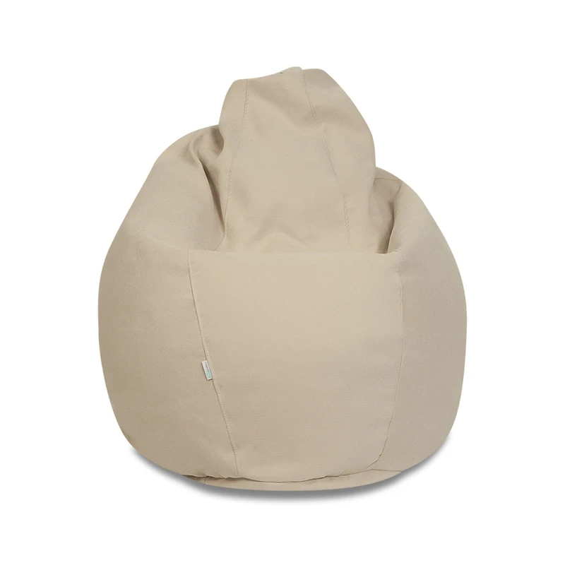 Кресло мешок с НАПОЛНИТЕЛЕМ диван для гостиной детской Лима Большой Delicatex светло