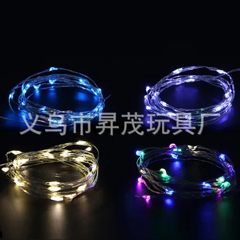 

LED String Lights Button Battery Flower Cake Network Red Gift Garland Cat Ears Decoration String Lights Holiday Lights