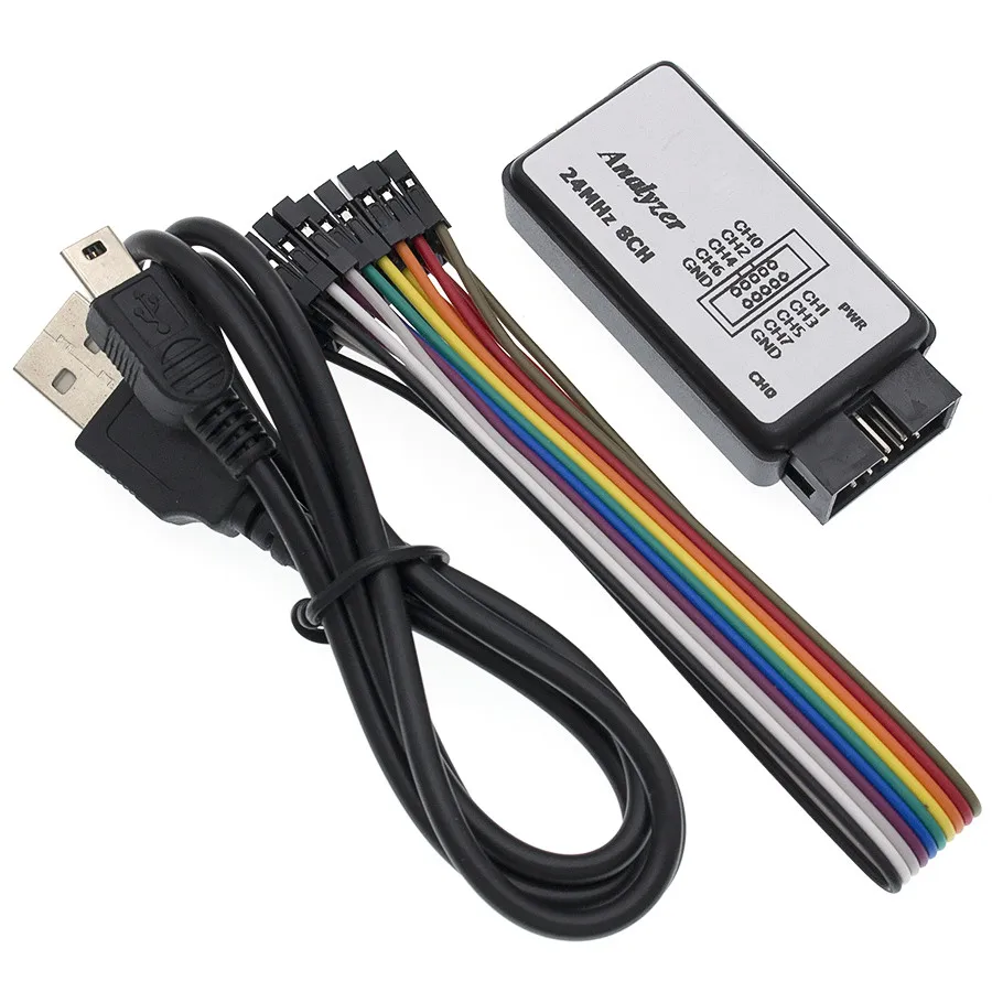 HAILANGNIAO 1 комплект 100% новое поступление USB Logic anigniao 24M 8ch MCU ARM FPGA DSP инструмент для