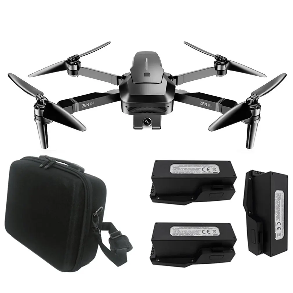 Дрон K1 gps RC с 4K HD двойной камерой управление жестами 5G Wifi FPV Бесщеточный двигатель полёт 2,4G Дрон - Цвет: 3B Storage Bag