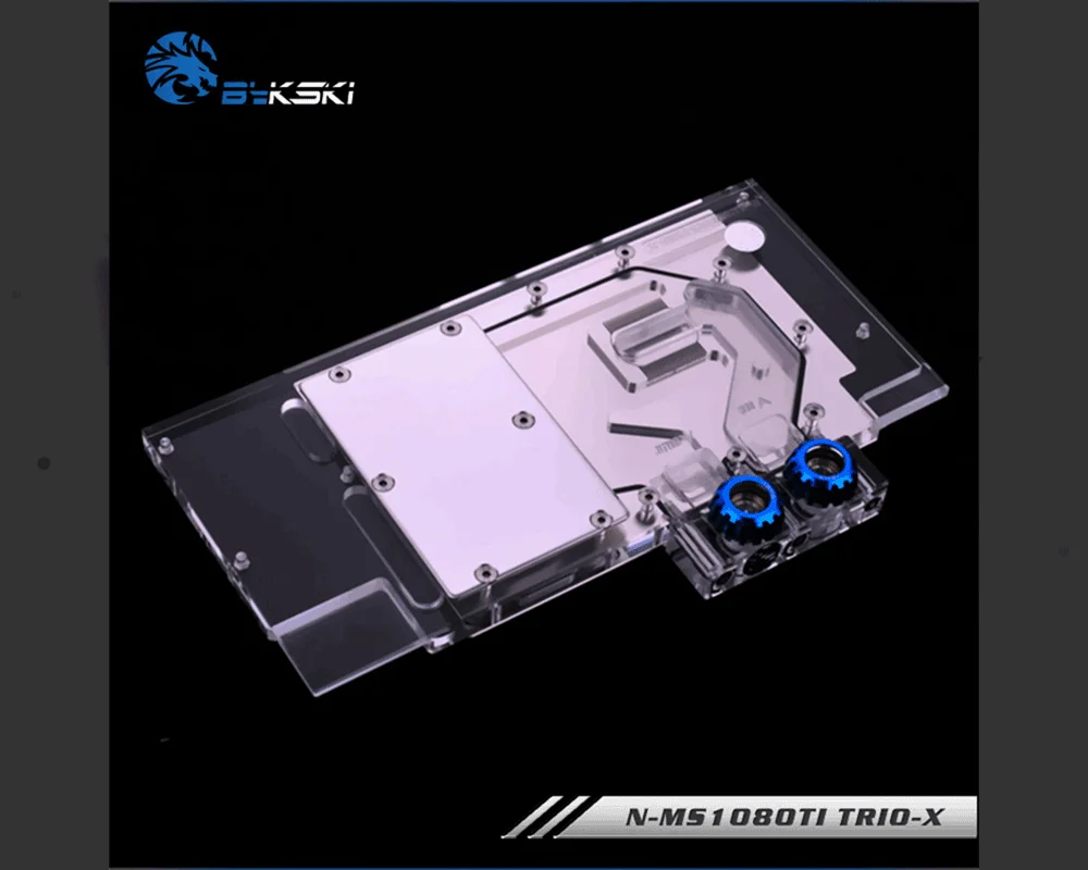 Bykski N-MS1080TI TRIO-X, полное покрытие видеокарты водяного охлаждения блок для MSI GTX1080Ti Trix