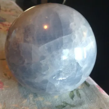 

ZCD wangshun6680199+++NICE! 11cm - CELESTITE Quartz Crystal Sphere ball
