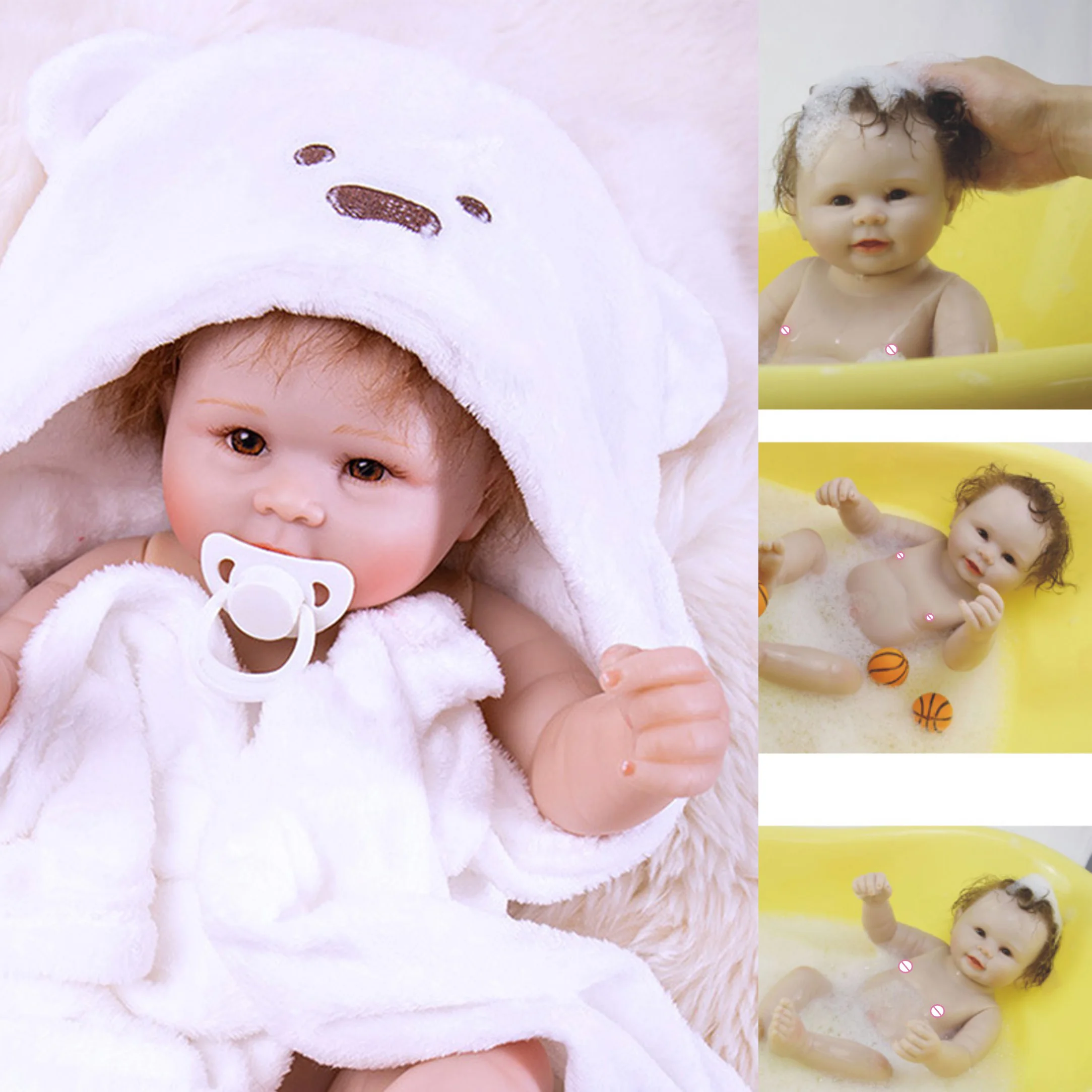 Игрушка для ванны кукла bebe Reborn куклы Малыши-мальчики полное тело силиконовый винил тело Boneca Brinquedos игрушка для детей подарки на день рождения