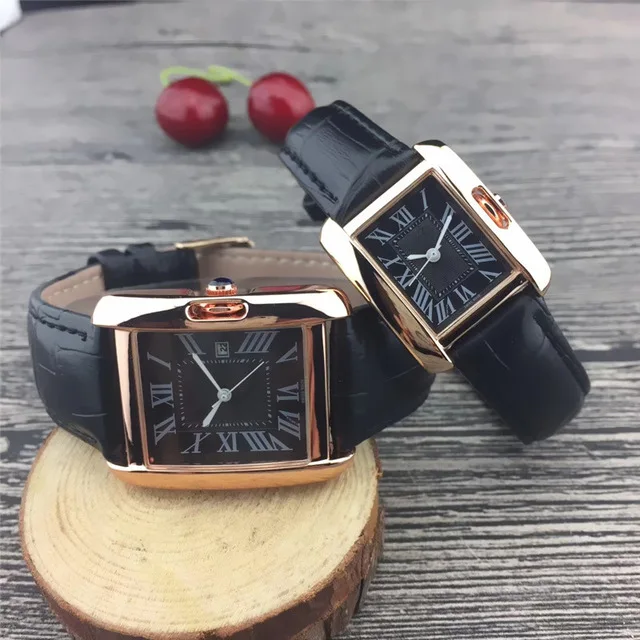 Relojes para amantes de la moda, de lujo, automático, de cuarzo, de acero inoxidable, resistente al agua, para parejas, masculino