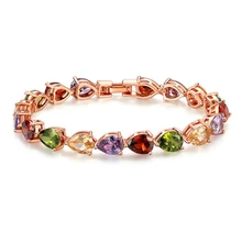 Bettyue, красочные браслеты с кристаллами для женщин, кубический циркон, в форме капли воды, цепочки, ювелирные изделия на удачу, браслет для женщин, орнамент, вечерние