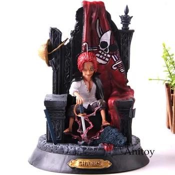 

Red Hair Shanks Figure One Piece PVC Action Figures Collection Model Toys
