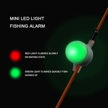 MEGA SALE ❤️ Strike Alert LED Fishing Alarm Rod Tip Carp Night Fishing Light Auto Recognition Bite Alarm Fishing Accessories with Battery - discount item 60% OFF Sports & Entertainment