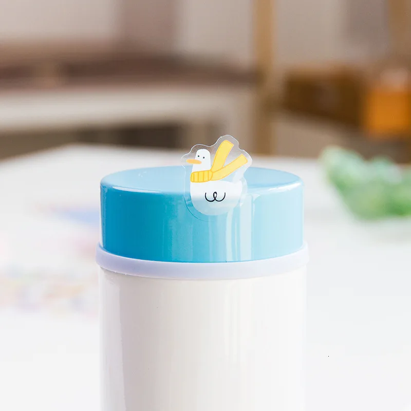 SIXONE милый мультяшный цветочный Медведь ПВХ стикер Студенческая ручная учётная