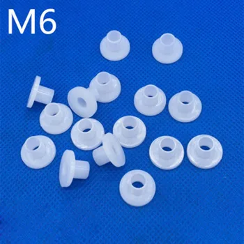 

M6 Transistor Washer Nylon T type Gasket Plastic Casing Gaskets 14mm Head diameter