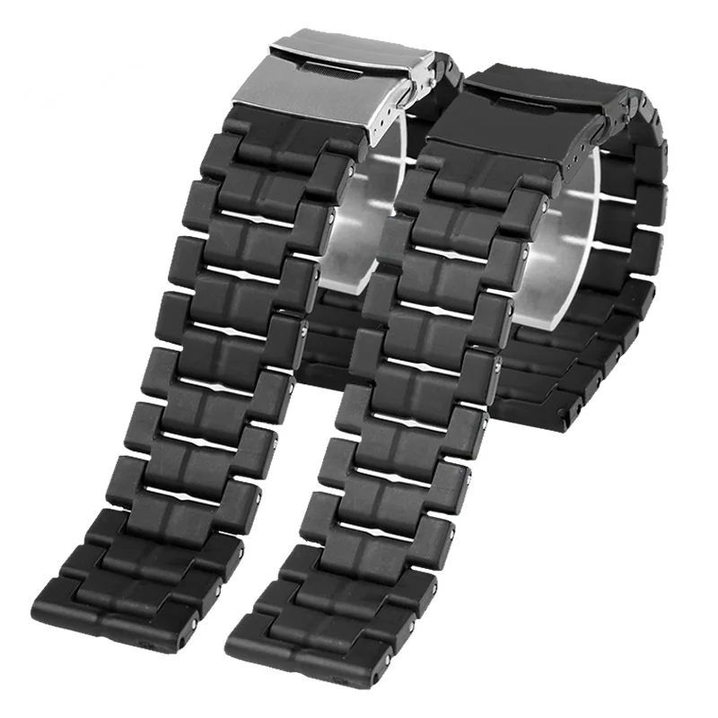 23Mm Cinturino Per Orologio Sportivo Da Sub Per Luminox 1800 3150 3050 6400 8800 Serie Cinturino Pieghevole In Fibra Di Acciaio In Plastica