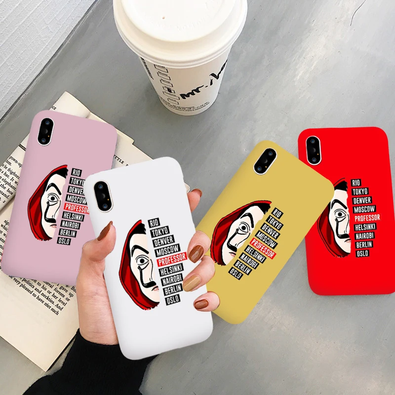 Испания ТВ La Casa de papel телефон чехол для iPhone 11 SE 2020 XR серии деньги Heist дом бумажный