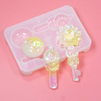 

Moon Magic Wand Flexible Mold Power Stick Silicone Jewelry Mold Handcraft Epoxy Resin Tools for Making Jewelry Accessories