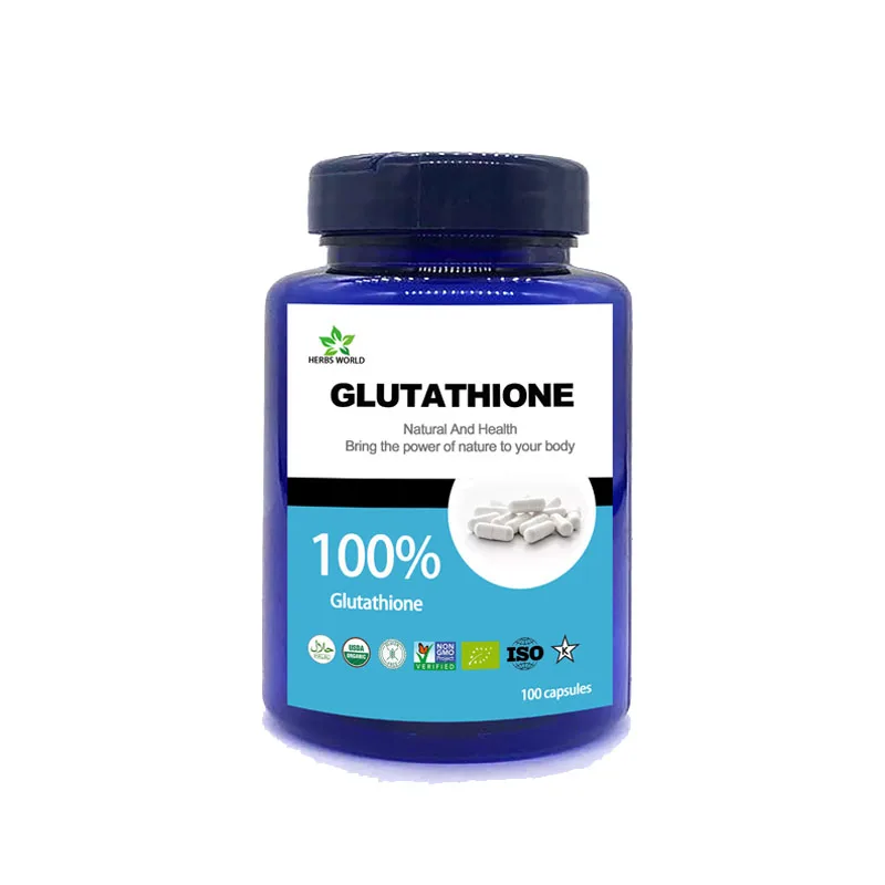 Glutathione-100 Uds./botella 100%, polvo de Glutathione 20:1 para todo tipo de piel GSH
