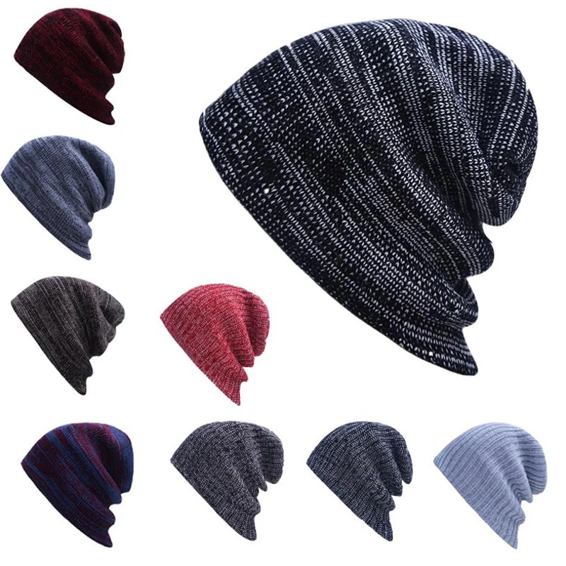 LA STRIP цвет унисекс для мужчин и женщин Skullies шапочки хеджирования шапка вязаная хлопок двойной слой ткань колпачки шляпа