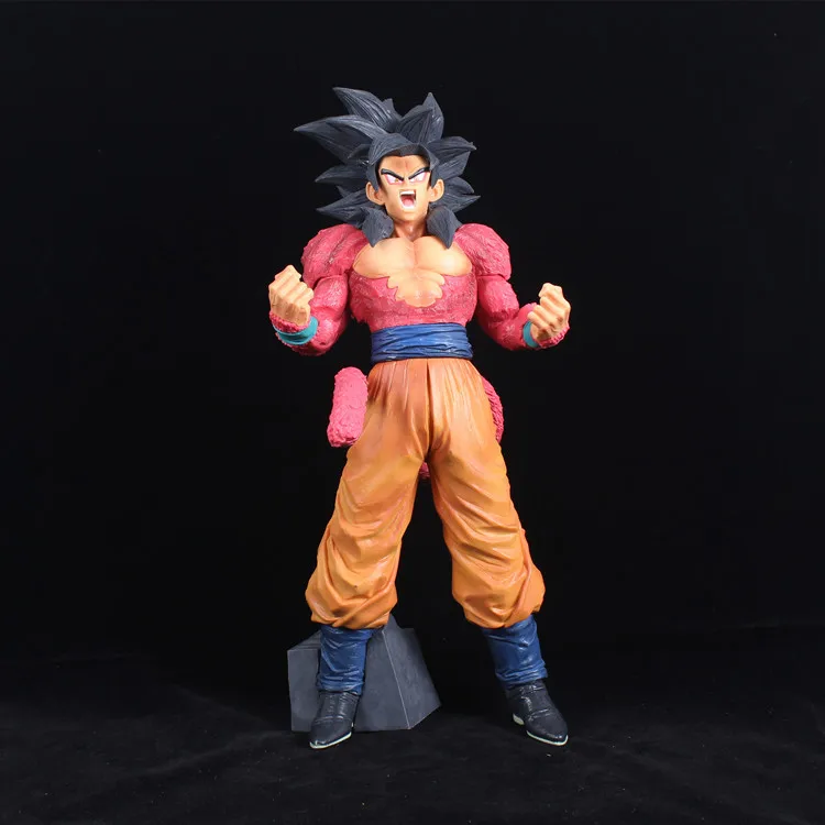 

Ultra Large a Dragon Ball Anime Garage Kit Model sp gt Super 4 Goku Explosive Gas PVC Box Decoration