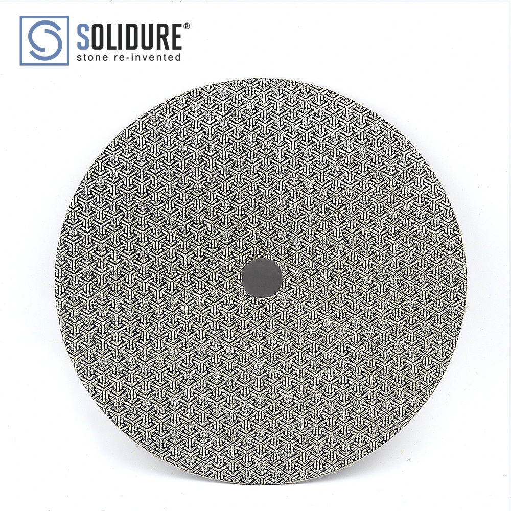 180mm Diamond Electroplated Polishing Pads 7" Wet Dry Diamond Grit