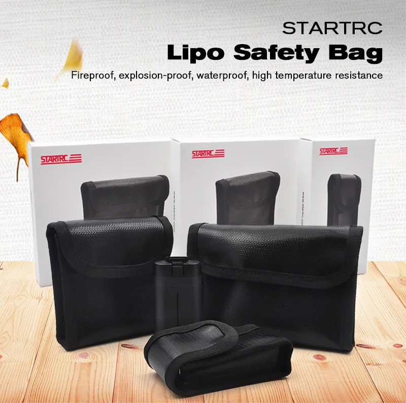 STARTRC DJI Mavic мини батарея LIPO защитная сумка пожаробезопасная для DJI Mavic мини батарея сумка для хранения водонепроницаемая батарея сумка