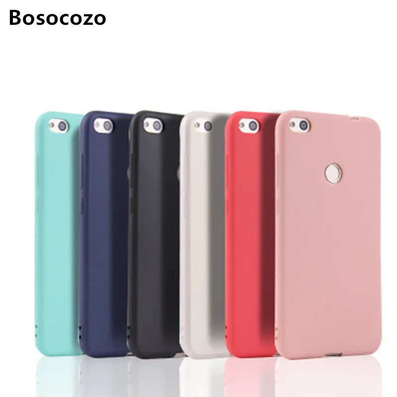 Матовый Силиконовый мягкий ТПУ чехол для HuaweiP8 Lite 2017 P20 P9 P10 Pro Nova 3 Honor 6A 8X 6X 8 9 Mate 10 20 |