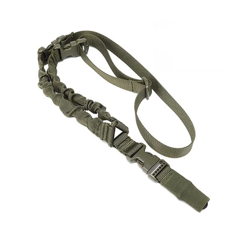 

1000D Heavy Duty Tactical Single Gun Slings Combat Paintball Rifle Sling Mount Bungee Military Rifle Slings Kit Airsoft Strap