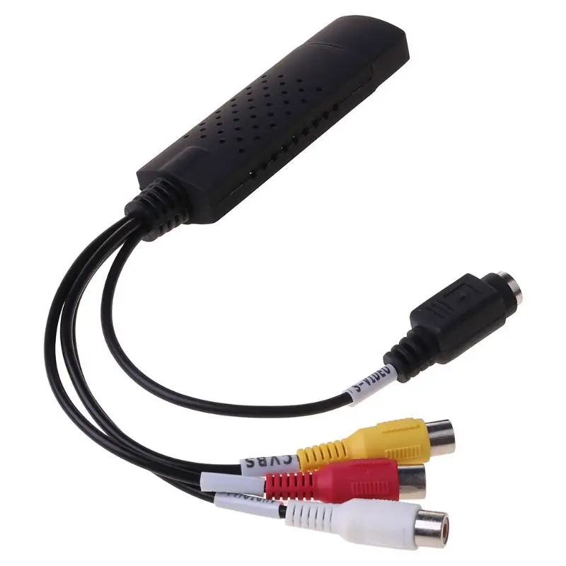 Адаптер USB 2 0 для видеозахвата ТВ DVD VHS DVR конвертер ПК CC TV камеры|Карты видео- и