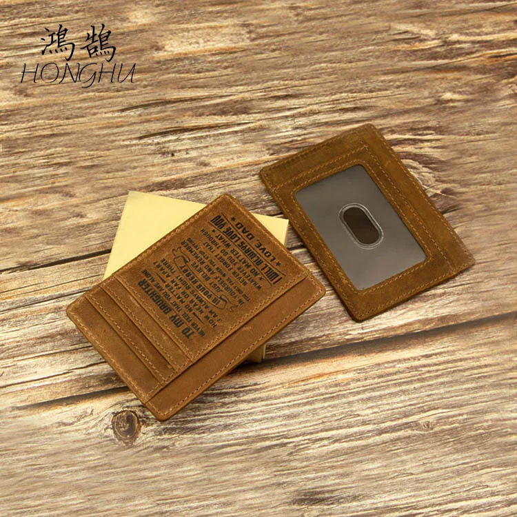 

RFID Genuine Leather Card Bag Antimagnetic First Layer Crazy Horse Cowhide Multi Card Bit Card Holder Bank Documents Wallet