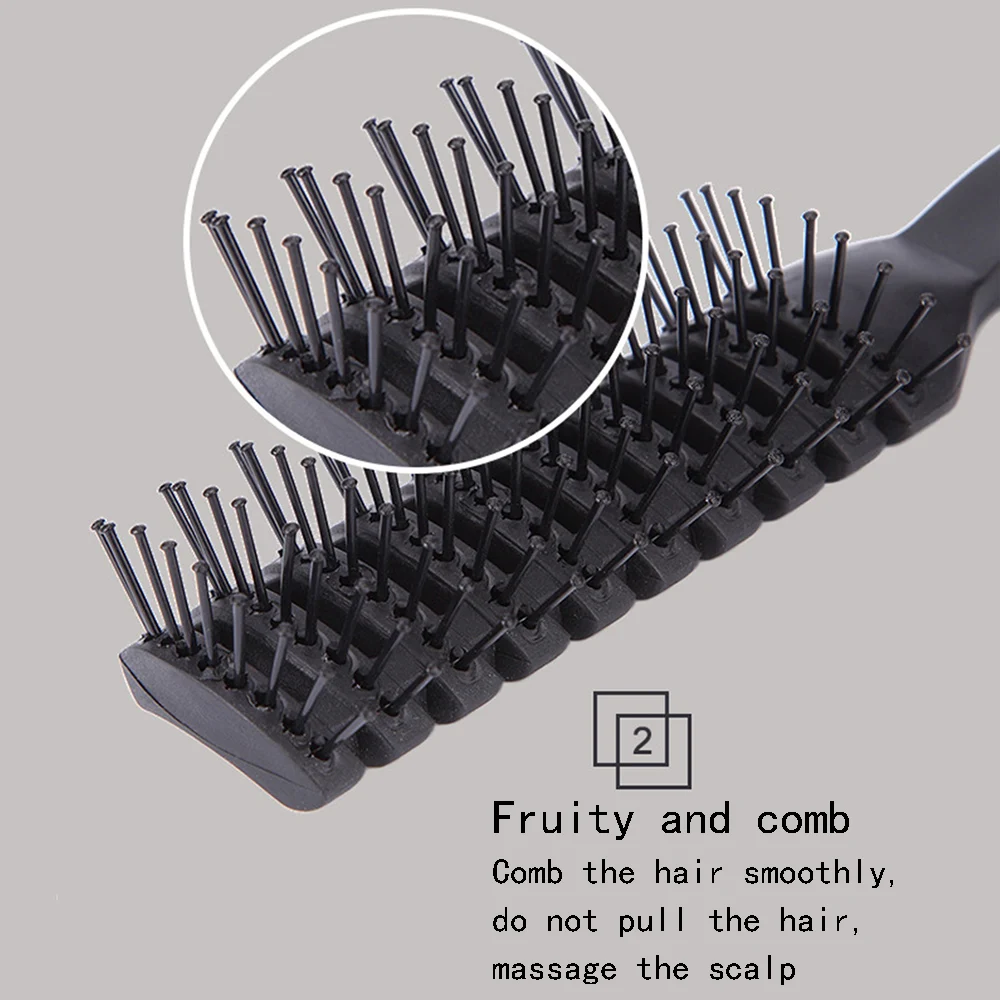 Hairbrush Curling Hair Comb Hairdressing Hair Brush Comb Salon Round Heat Resistant Hairbrushes Styling Accessories cl