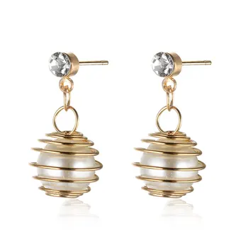 

10pcs/lot Fashion Rhinestone Plastic Drop Ball Stud Earrings Wholesale Party Jewelry Stud Earring Classic Female Jewelry