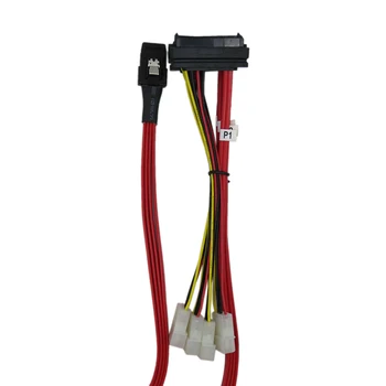 

Mini SAS 36P to 4x SFF-8482 Connectors with 4P Power Cable 1M JHP-Best