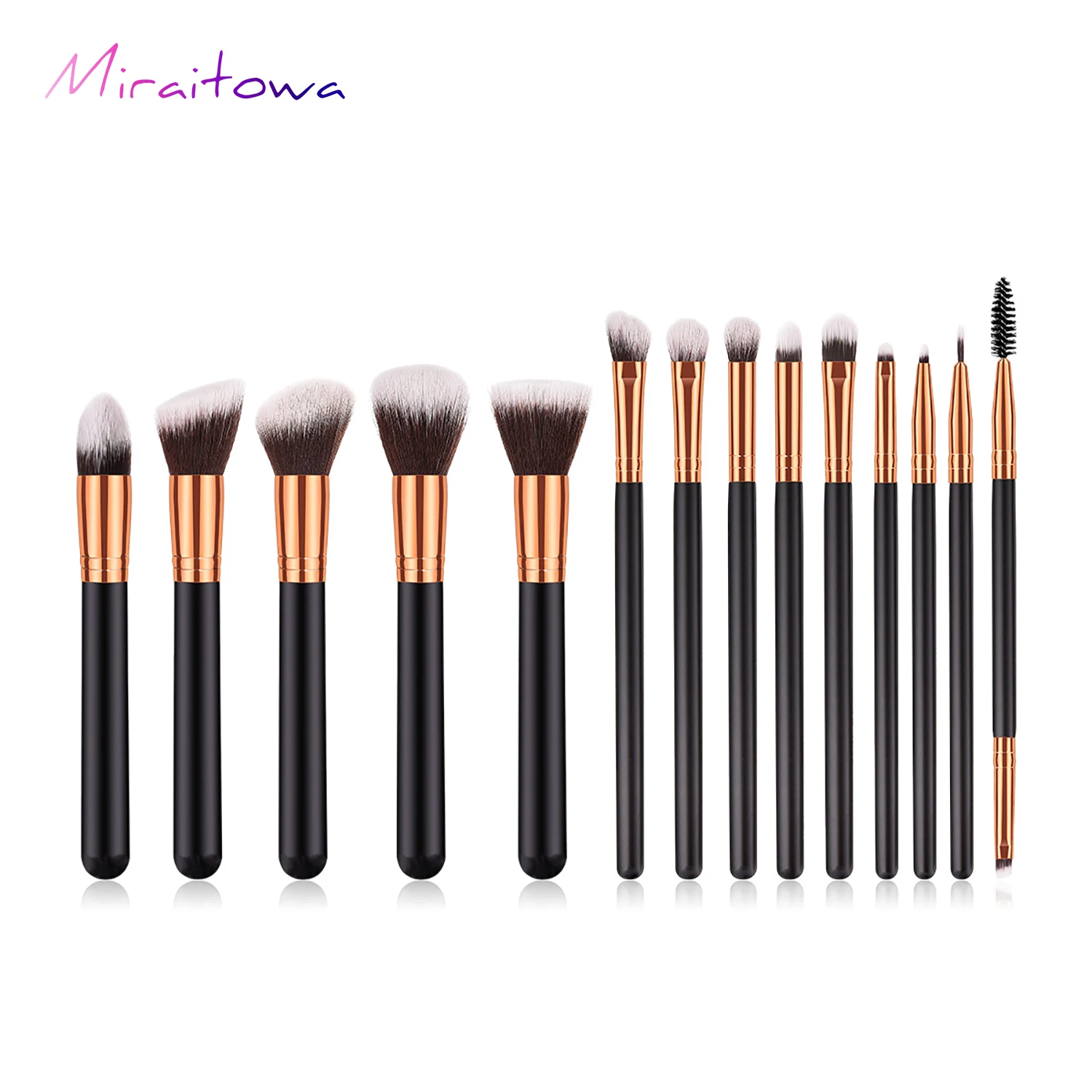 Makeup Brushes Set Eye Shadow Blending Eyeliner Eyelash Eyebrow Make up Brushes Professional Eyeshadow Brush - Handle Color: T-14-003