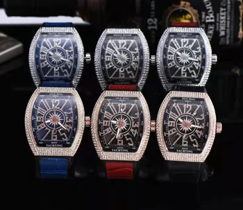 

2020 Men Watches Luxury Brand Design Quartz Diamond Watch For AAA Men Watch Waterproof Leather Military Wristwatch