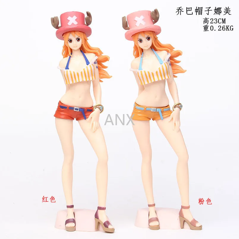 

22CM Anime One Piece Chopper Nami PVC Figure Toys Collectible Figurine Collectible Chopper Nami Figma Doll for children gifts
