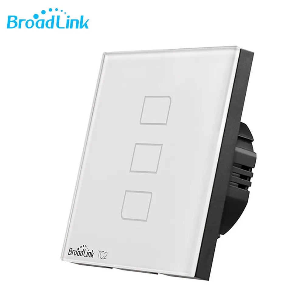 Выключатель Broadlink TC2 EU WiFi сенсорная панель настенный светильник управление через