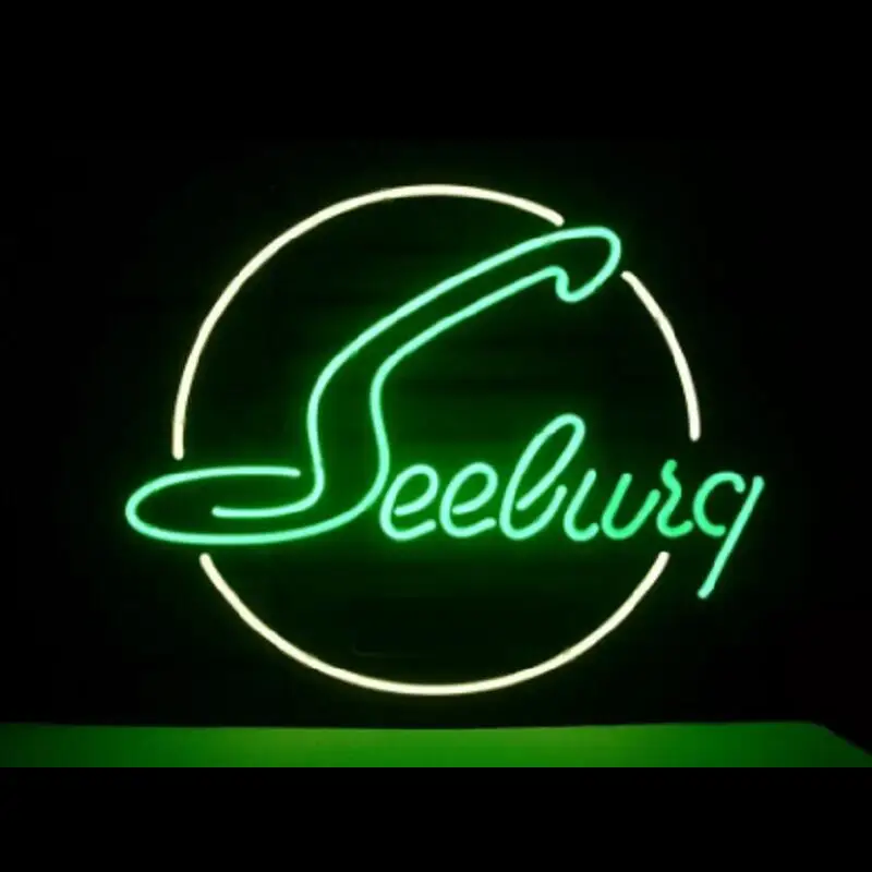 Custom Seeburg Jukebox Glass Neon Light Sign Beer Bar