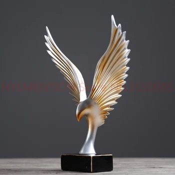 

Bird Spreads Wings Wine Cabinet Home Decor Ornament Model Room Office Crafts Furnishings Abstract Sculpture Gift 1pcs