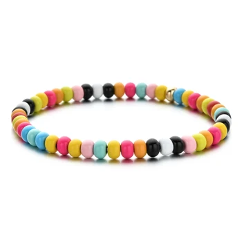 

ZMZY Boho Bracelet Trendy Strand Tila Beads Bracelets for Women Elastic Stretch Pulseiras Mujer Chic Jewelry Summer Handmade