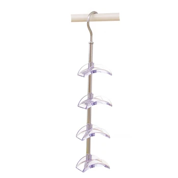 

Hanging Handbag Closet Organizer Purse Storage Hanger with 4 Hooks Hat Bag Strap Belt Clothes Rack Wardrobe Organizer Buckle Tra