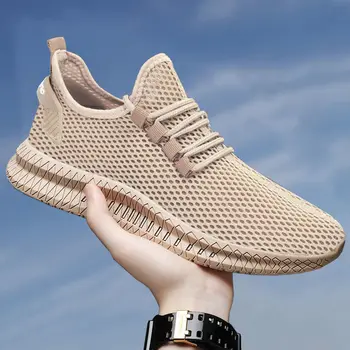 

2020 Spring and Summer Men's Shoes Korean Version Fashion Men's Sports Casual Running Shoes Spring Breathable Mesh Thin Shoes