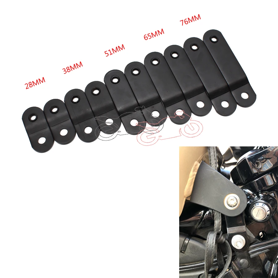 Комплект подъема бензобака для мотоцикла 28 76 мм подходит Harley Sportster XL 883 1200 48 72 Dyna